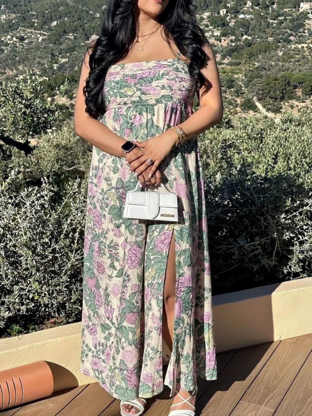 Abercrombie & Fitch Floral Maxi Dress Size Large
